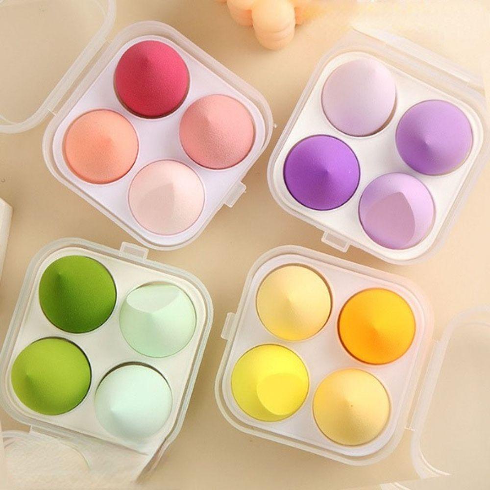 Bộ 4 Mút Trang Điểm Hình Trứng Dễ Thương