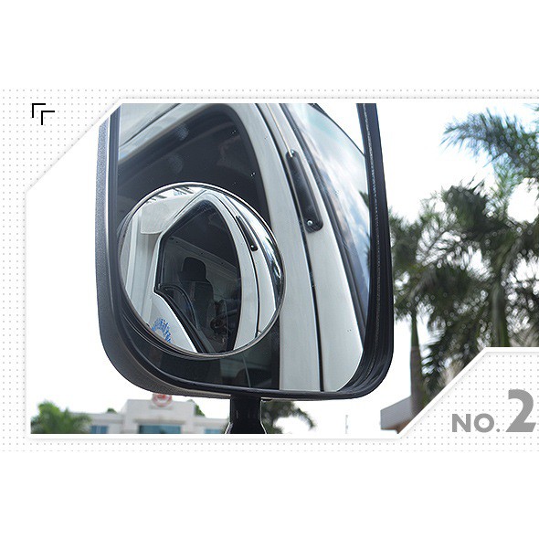 Gương cầu lồi 3R-030 và 3R-033 CHÍNH HÃNG d 75mm và 95mm gắn gương chiếu hậu xe tải xóa điểm mù | BigBuy360 - bigbuy360.vn