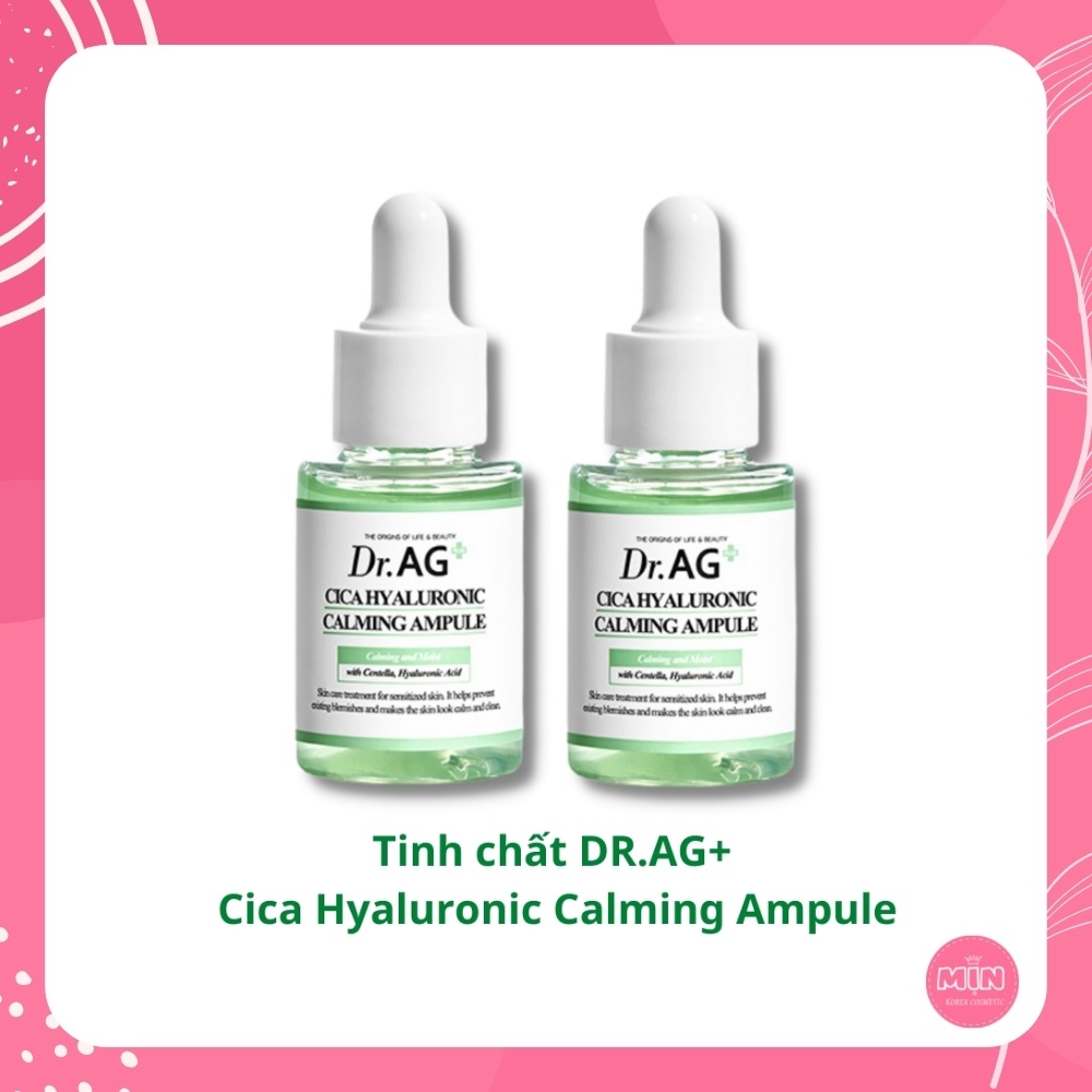 Serum rau má DR.AG+ Cica hyaluronic calming Ampule 25ml