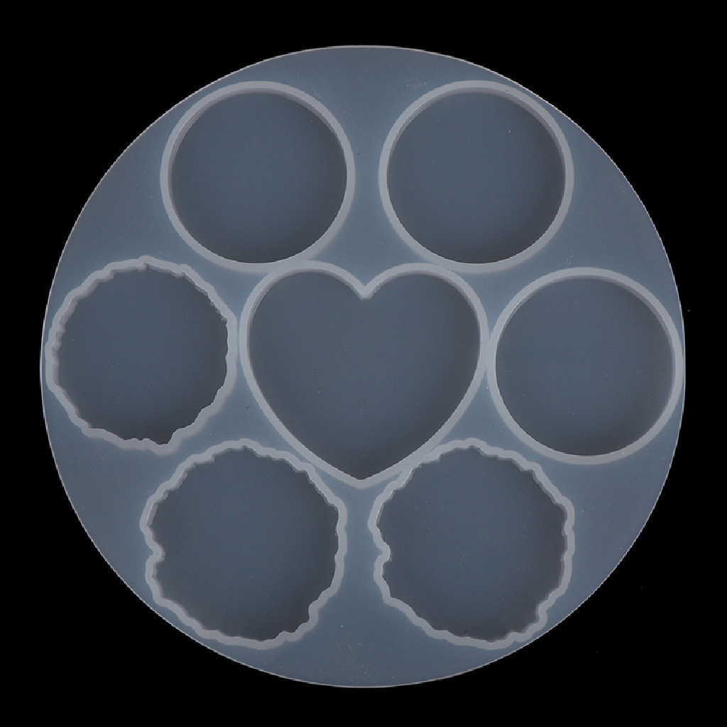 BGJY DIY Crystal Epoxy Resin Mold Airbag Mobile Phone Bracket Round Silicone Mold NEW