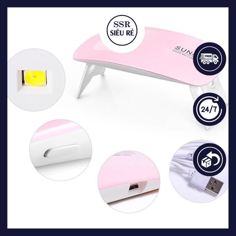 Máy Hơ Gel Sun Mini Bỏ Túi Chuyên Dùng Cá Nhân Làm Móng Tay, Máy Hơ Nail, Base Top Gel,... (LA3040)