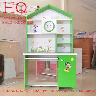 Bàn Học Cho Bé-Bàn Học kèm kệ sách[ Hàng Chính Hãng]