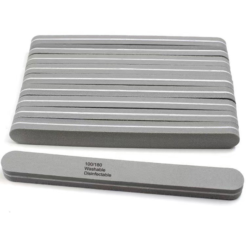 Dụng Cụ Dũa Móng Tay Bằng Bọt Biển Màu Sắc Tươi Sáng Có Thể Tái Sử Dụng