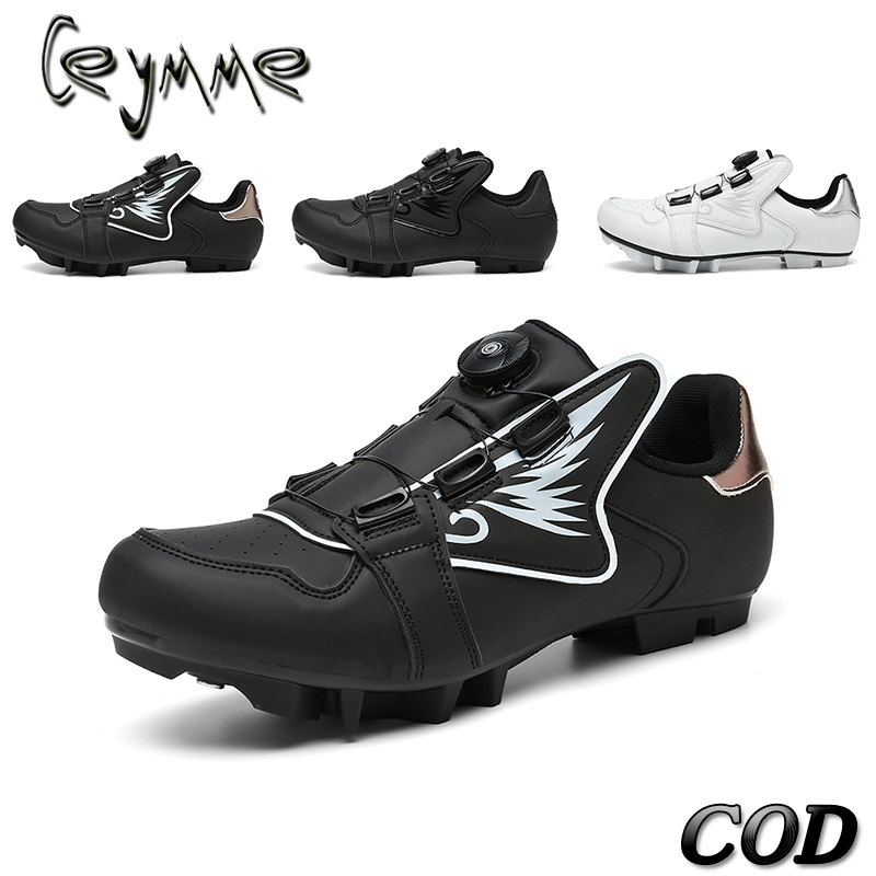 【COD】2021 Mới trực tuyến Chất Lượng Cao Giày Xe đạp mtb Thiết Kế Thoáng Chống trượt Có thể cấu hình Cleats Cycling shoes Kích thước lớn Size 36-47