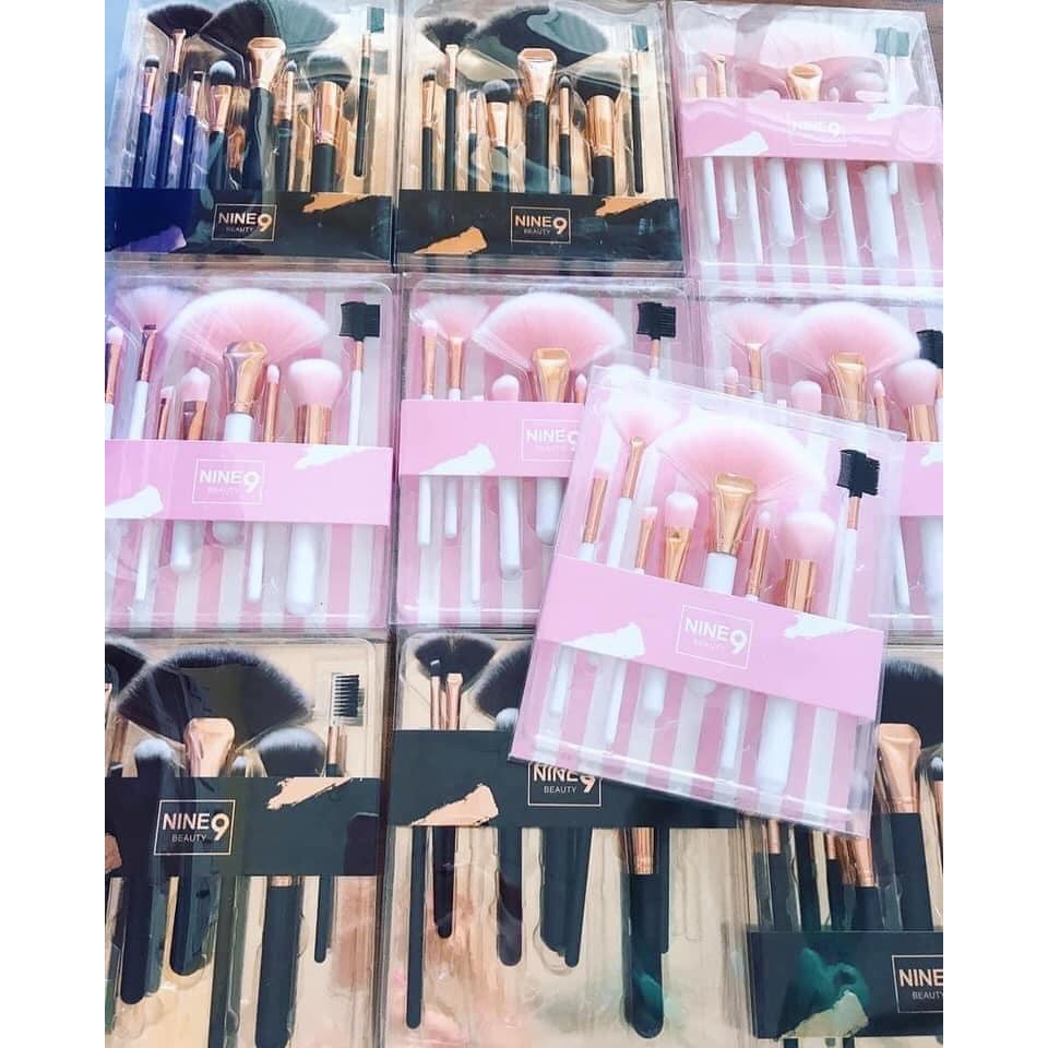 BỘ CỌ TRANG ĐIỂM NINE BEAUTY 9 GIRL 8 CHI TIẾT SIÊU HOT