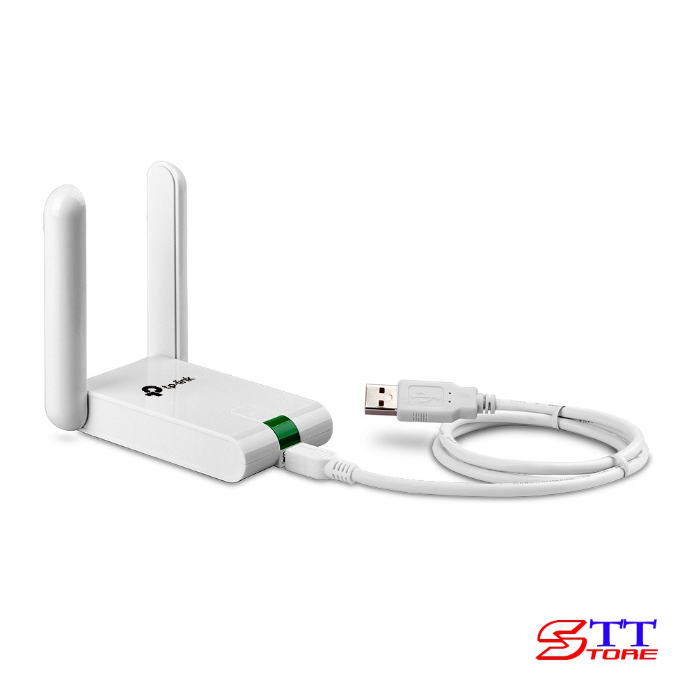 USB Thu Sóng Wifi Tp-Link TL-WN822N Bộ chuyển đổi USB không dây độ lợi cao tốc độ 300Mbps - Hàng Chính Hãng