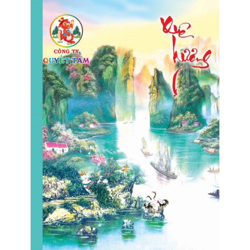 Tập 96tr giá rẻ Quê Hương giấy mỏng