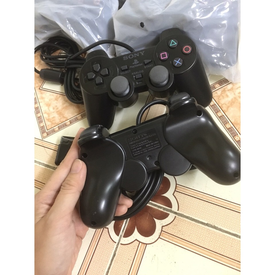 Combo 2 Tay Cầm PS2 + 1 Bộ Chuyển Đổi PS2 to PC