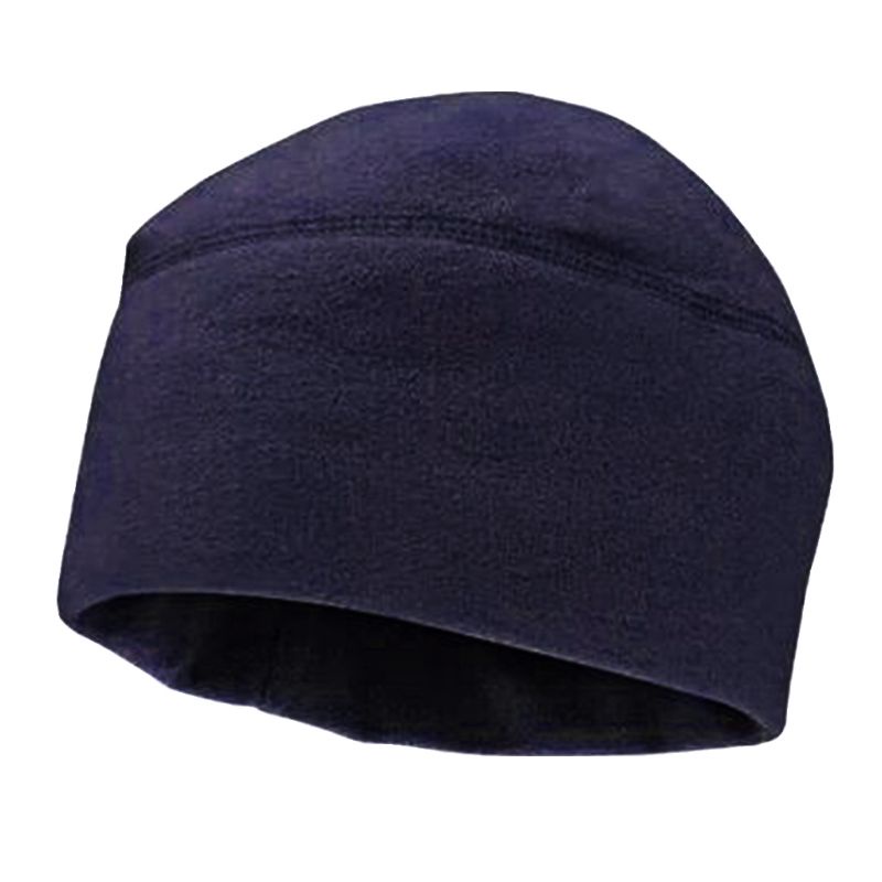 Mũ beanie bằng vải nỉ mềm màu trơn dày dặn ấm áp chống gió cho nam nữ