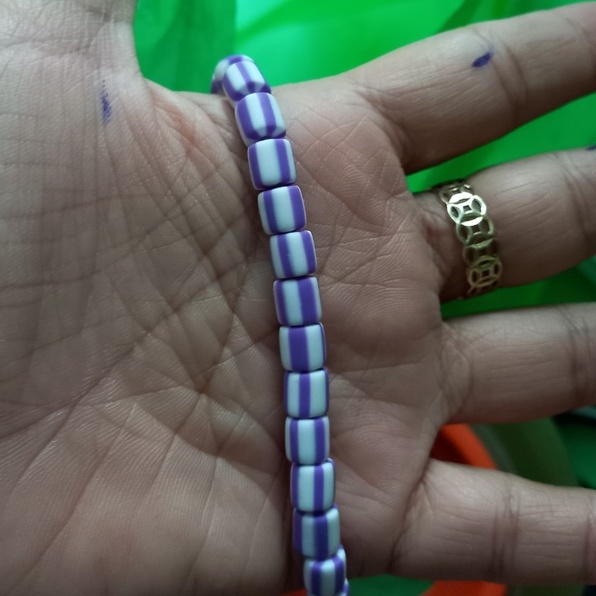 Hạt Đất Sét trụ 8mm Dùng Làm Trang Sức Diy