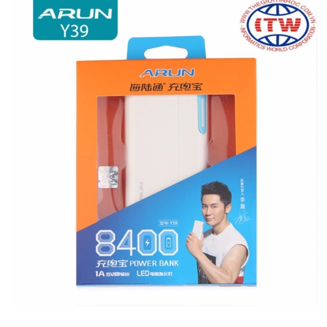 Sạc dự phòng Arun 8400mAh