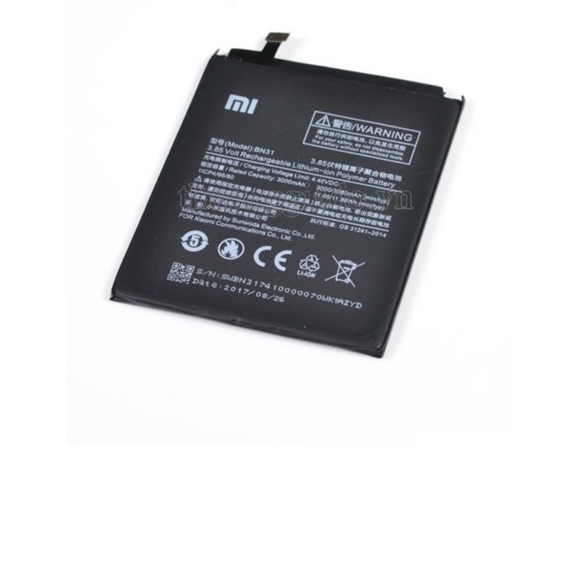 Pin Xiaomi Mi 5x / redmi note 5A redmi note 5A Prime BN31/Mi A1/MiA1 hàng sịn giá rẻ chuẩn Zin 100%