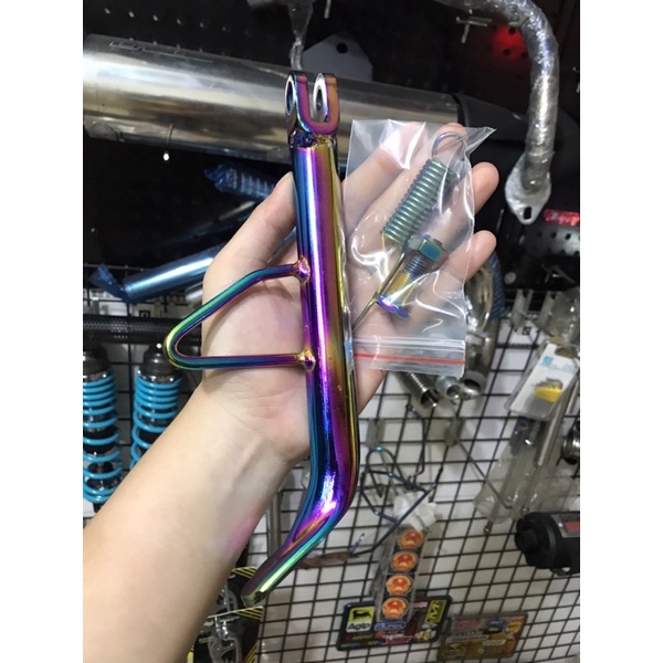 Chân chống xe máy kim loại Titan cho Exciter Wave Dream Sirus Winer