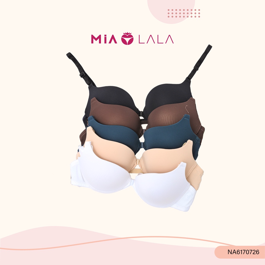 Áo ngực nữ có gọng cài trước đệm vừa 2cm Mialala 0003 NA4370003