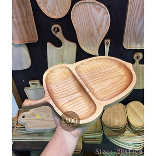 [ Hàng Sale ] combo 5 Khay - Thớt gỗ hạt dẻ decor 30 (KT: 29x17cm)