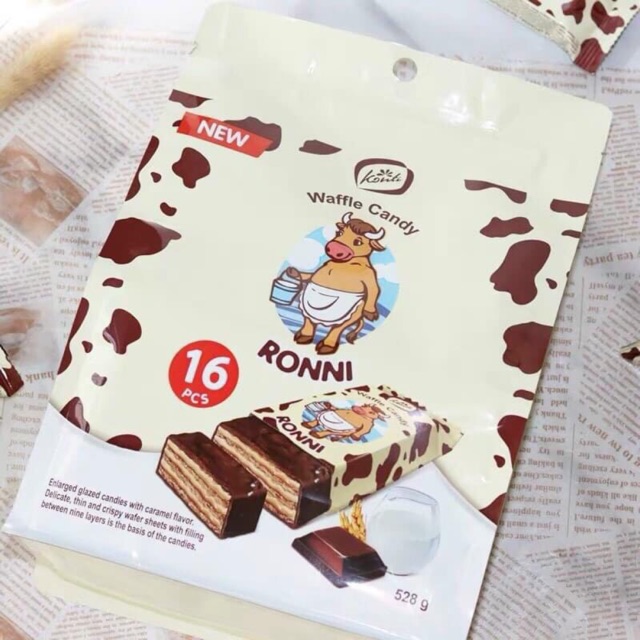 BÁNH XỐP SOCOLA BÒ SỮA RONNI NGA