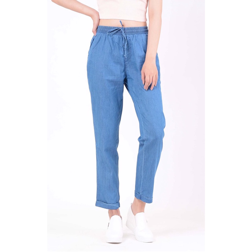 [3 SIZE 40-56KG TÙY CHIỀU CAO] QUẦN BAGGY JEAN GIẤY NỮ THỜI TRANG ĐI CHƠI, ĐI LÀM MÃ 24-2