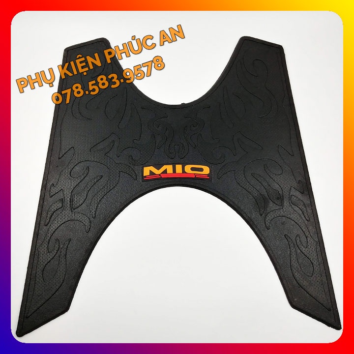 Thảm lót CAO SU trải sàn xe Yamaha MIO gác để chân trước Mio đời đầu, Mio Classico, Mio Ultimo