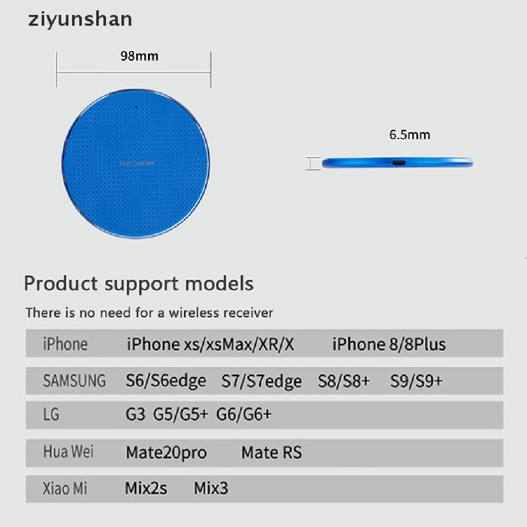 Đế Sạc Nhanh Không Dây Qi Dành Cho XS XR S9 + / S9 Android