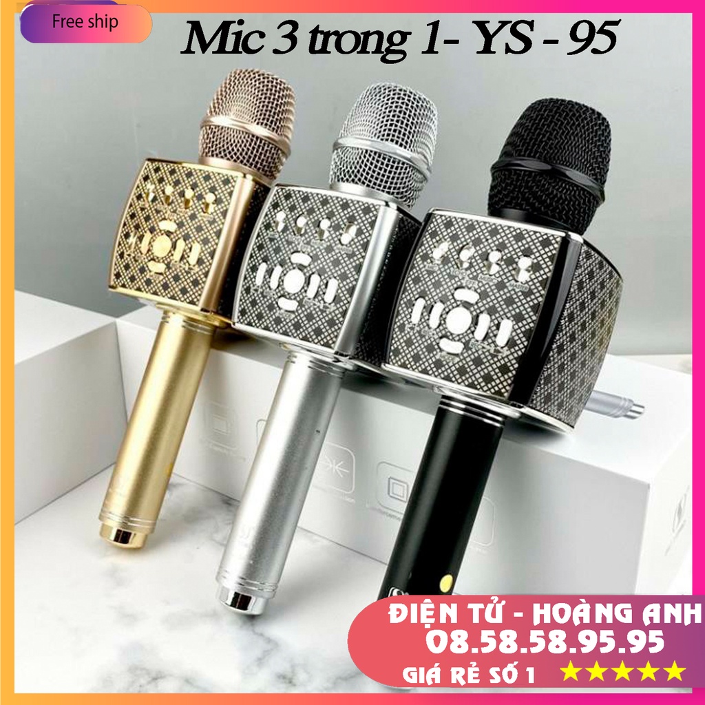 [Mã ELHACE giảm 4% đơn 300K] Zbx69 Míc hát micro karaoke Loa kèm micro 3 trong 1