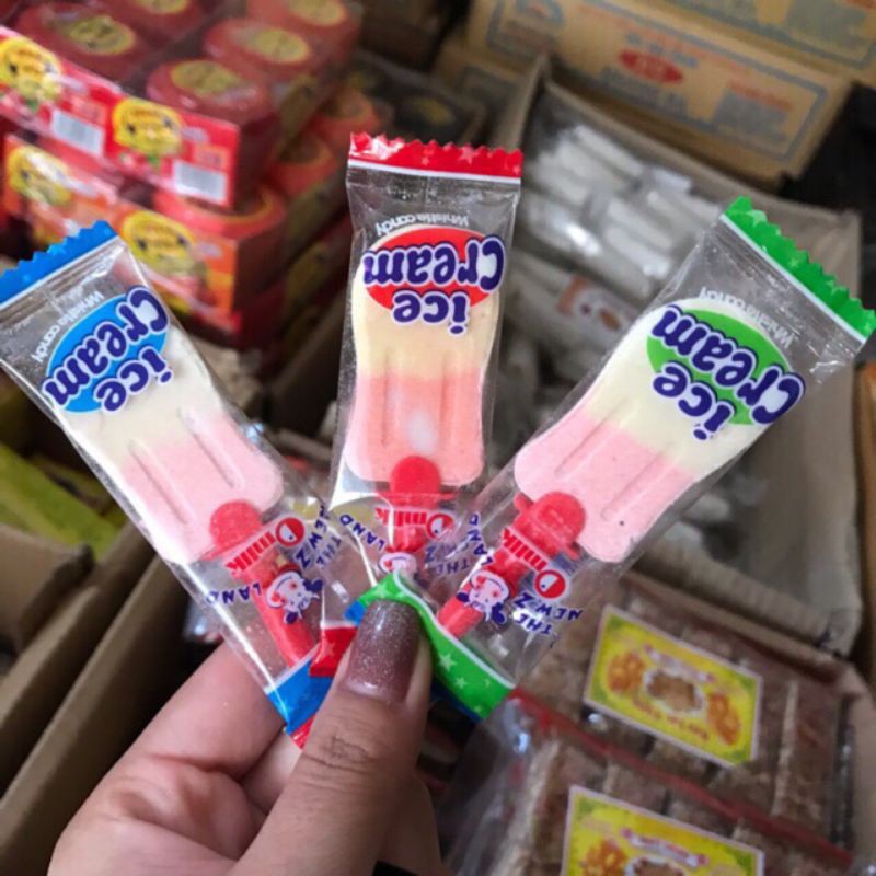 Kẹo mút hình que kem
