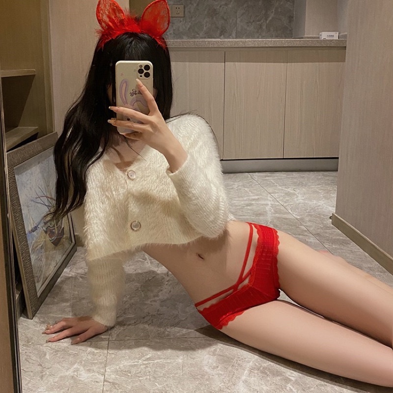 QL3037 Quần Lót Sọc Tăm Viền Ren Mềm Mại QL3037 - Chất Co Dãn - Nhiều Màu