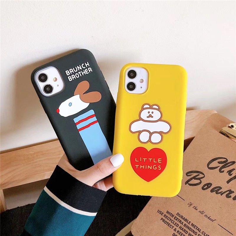 Ốp lưng iPhone 11 Pro Max iPhone X Xs XR iPhone 7 Plus iPhone 8 Plus iPhone 6 Plus Line Cat and Graffiti Phone Case Silicone Soft Case | BigBuy360 - bigbuy360.vn