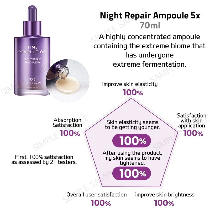 5X Time revolution first essence  / Night repair probio / Best seller
