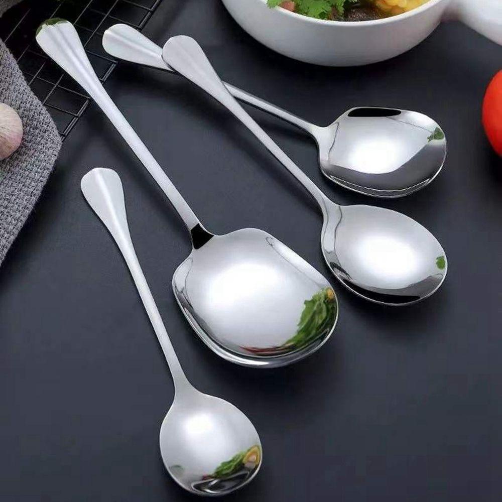 Muỗng Múc Canh Bằng Thép Không Gỉ Tiện Dụng Cho Nhà Bếp