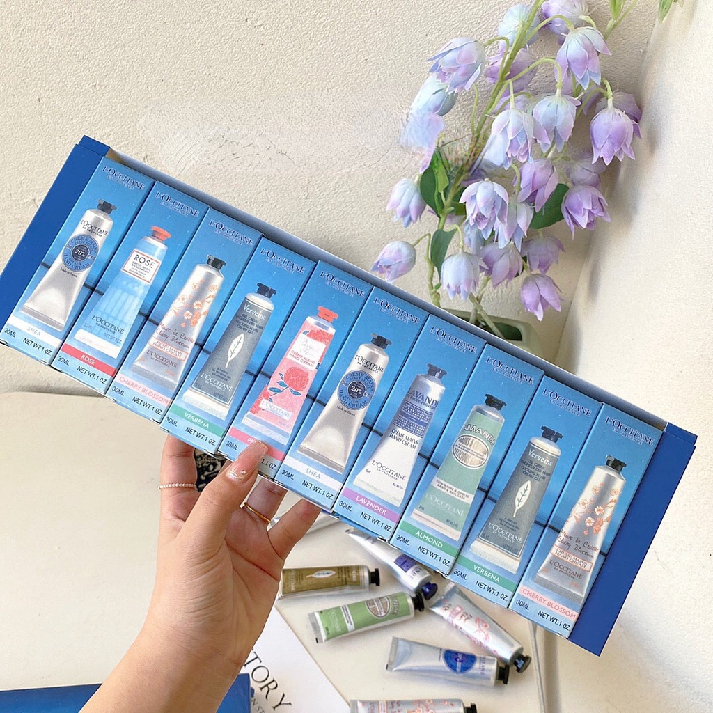 Bộ 10 Tuýp Kem Dưỡng Da Tay 30ml L 'Occitane