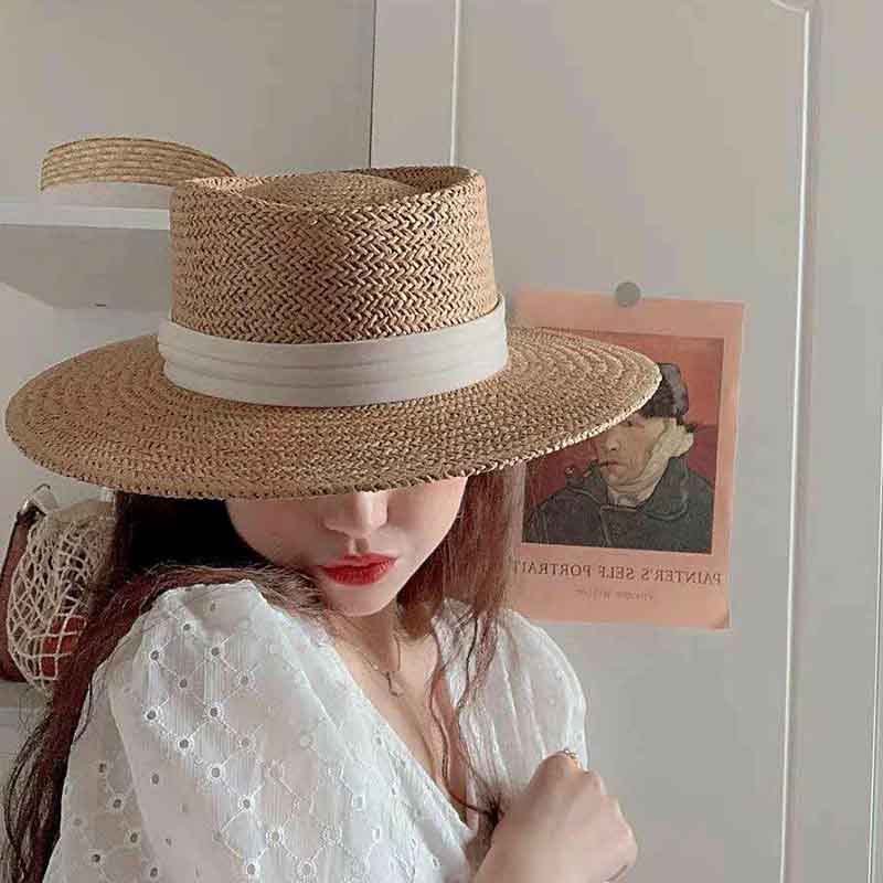 Summer fashion sunshade straw hat for women