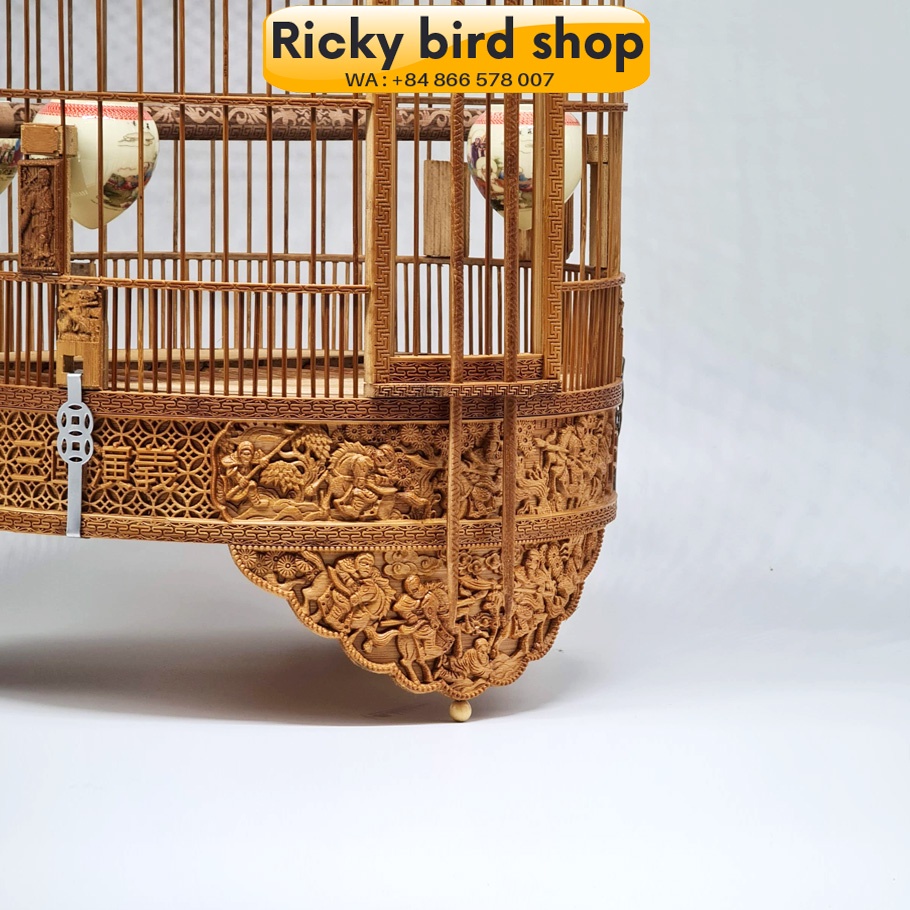 Lồng chim họa mi chạm - Tích Tam Quốc