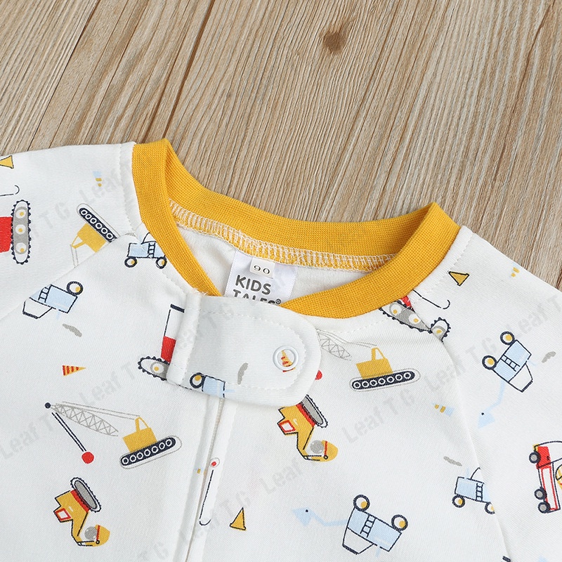Bộ Áo Liền Quần In Hình One Piece Có Khóa Kéo Dễ Thương Cho Bé Sơ Sinh Từ 0 - 18 Tháng Tuổi