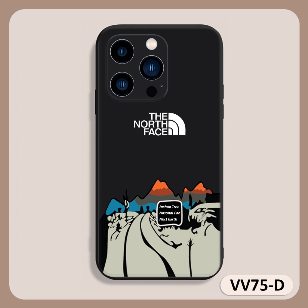 Ốp lưng ip The Bắc Face cạnh vuông 6/6plus/6s/6splus/7/7plus/8/8plus/x/xr/xs/11/12/13/pro/max/plus/promax