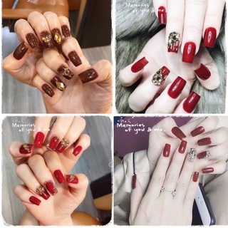 Bộ móng tay giả 24 móng kèm keo