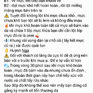 Mực xăm henna