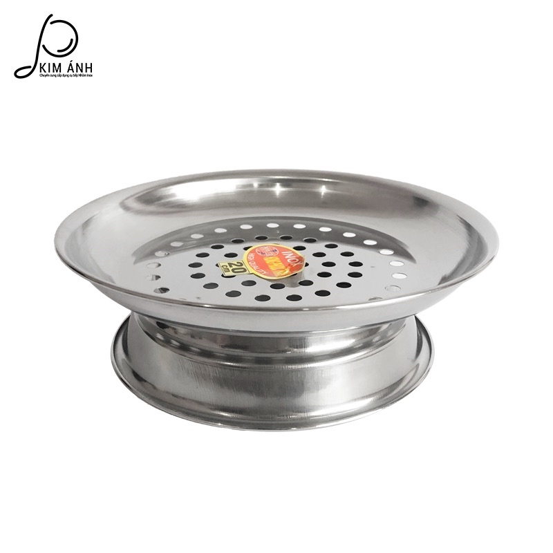 XỬNG HẤP INOX CÓ CHÂN 20CM 22CM