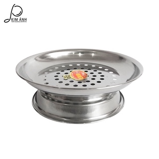 XỬNG HẤP INOX CÓ CHÂN 20CM 22CM