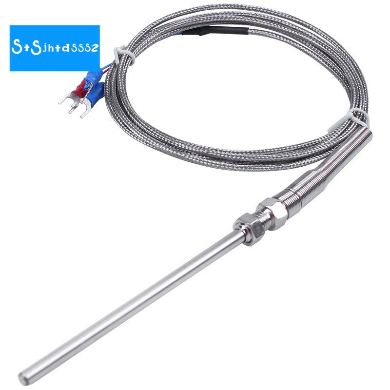 Dây Cáp Cảm Biến Nhiệt Độ Bằng Thép Pt100 Rtd 2m 98 mm 3 Dâys - 50~400 Celsius