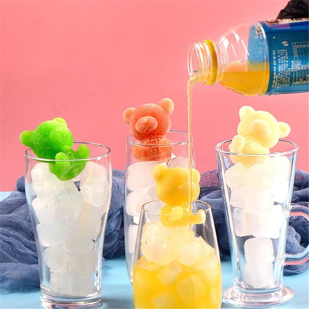 Khuôn Silicon Làm Đá Hình Gấu Dễ Thương