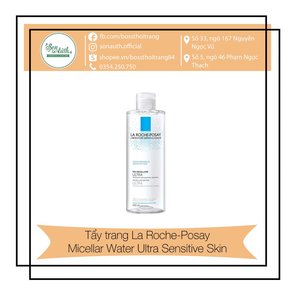 Nước Tẩy Trang La Roche-Posay Micellar Water Ultra Sensitive Skin