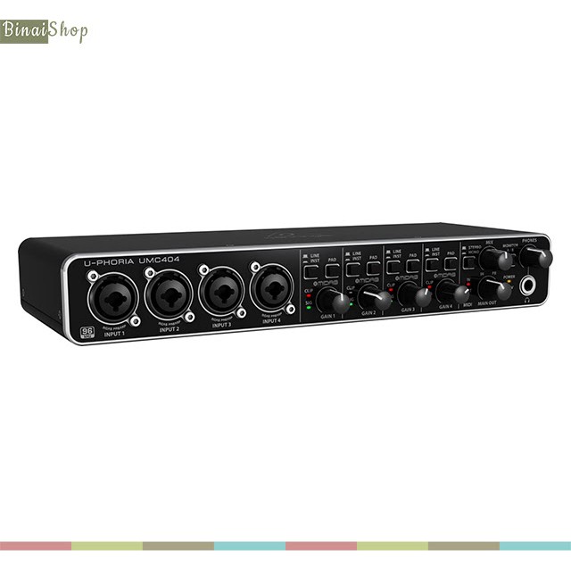 Sound card thu âm chuyên nghiệp Behringer Uphoria UMC404HD