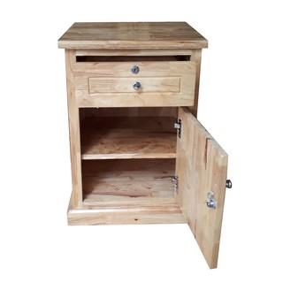 Tủ đầu giường 1 học 1 cánh bằng gỗ (Tự nhiên)