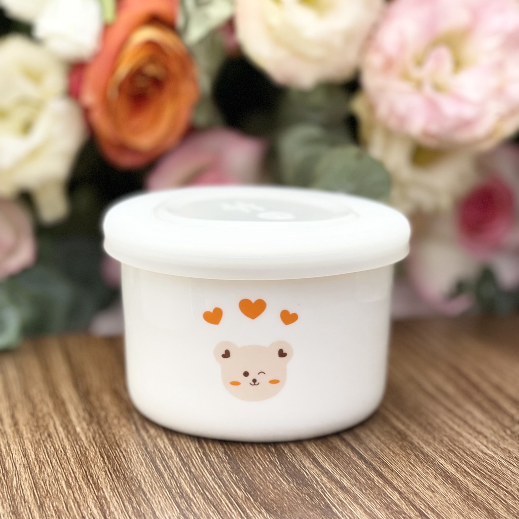 Bát ăn dặm cho bé thố sứ Hàn Quốc nhiều hình con vật đáng yêu