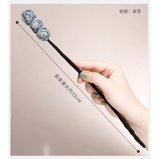 Búi tóc hoa lụa cá tính cho bạn gái dễ dàng biến hóa kiểu tóc
