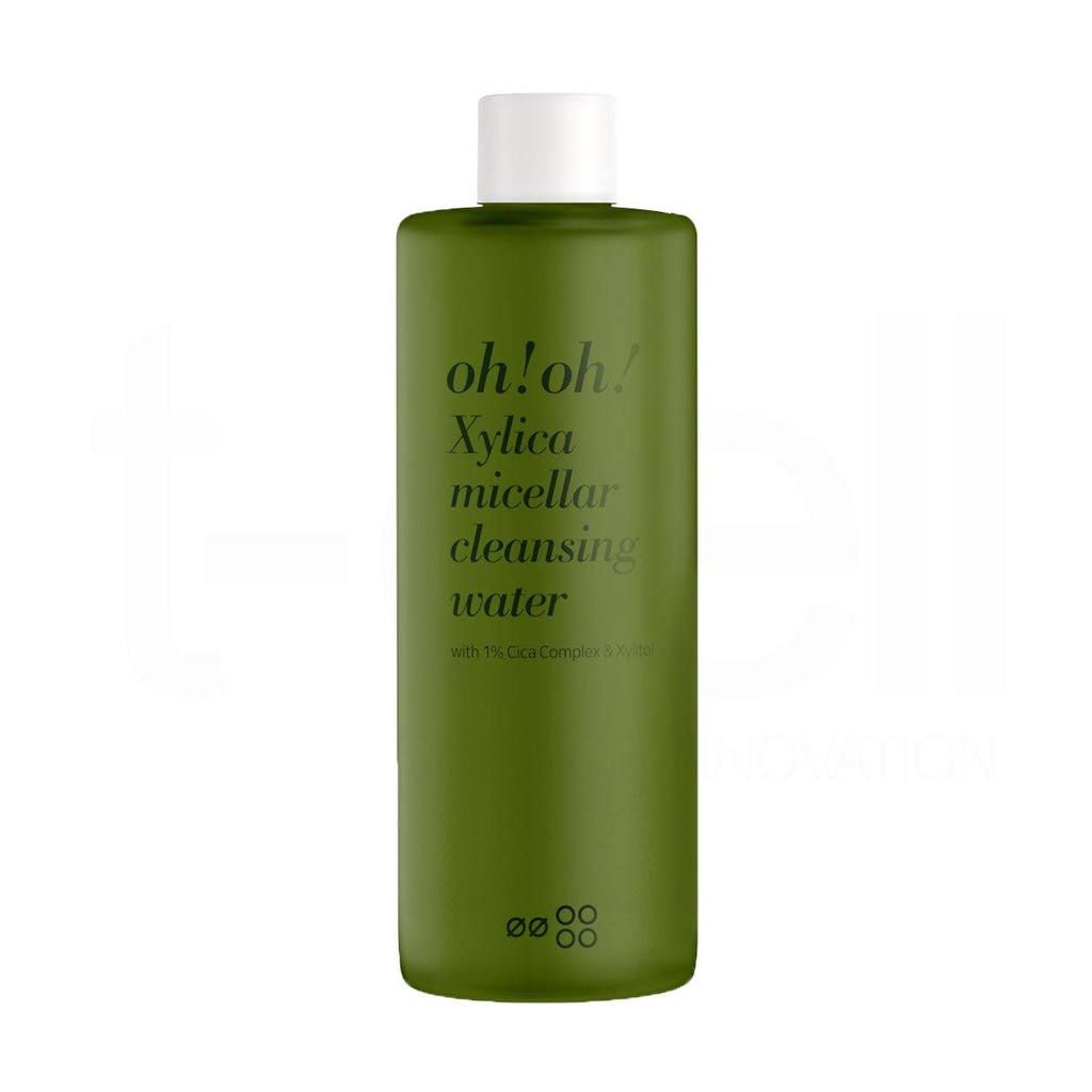 Nước tẩy trang chuyên sâu phục hồi màng Lipid oh!oh! Xylica Micellar Cleansing Water (with 1% Cica Complex &amp; Xylitol)