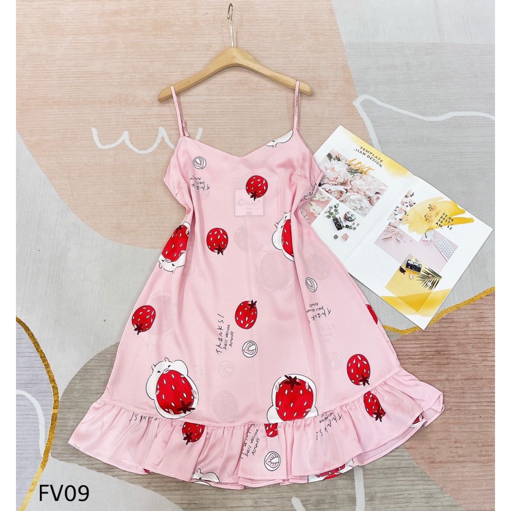 LUALA PYJAMAS Váy Lụa 2 dây