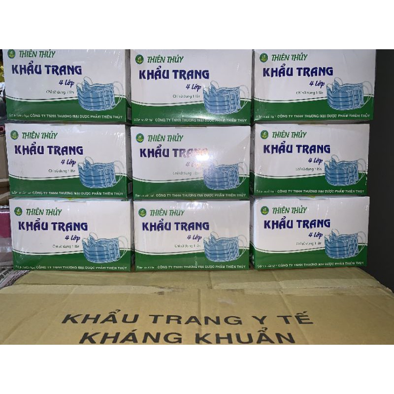 Khẩu trang y tế 4 lớp Thiên Thủy (1 HỘP / 50 CÁI) made in Vietnam .kienstore358