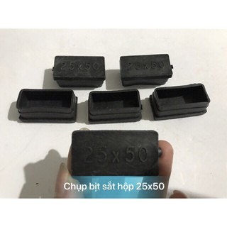 Combo 5 Chụp bịt cao su trong sắt hộp 25x50