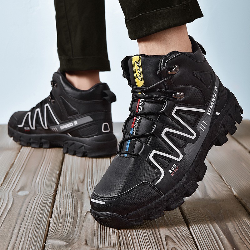 Size 39-47 Đi Bộ Đường Dài Salomon - 11 new Men's Outdoor Hiking Shoes Large Size Travel Mountain climbing Boots # Salomon's Baru Lelaki Hiking Kasut Besar Saiz Perjalanan Gunung Mendaki But